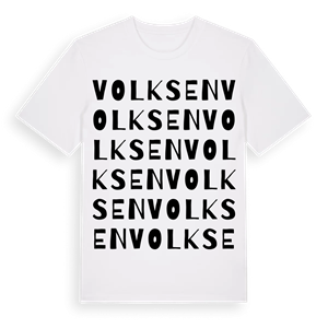 Volksen ordlek t-shirt – ekologisk bomull t-shirt från Pinshirt
