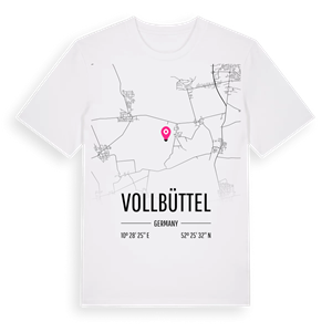 Vollbüttel karta t-shirt – ekologisk bomull t-shirt från Pinshirt