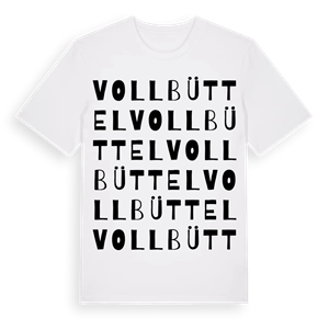Vollbüttel ordlek t-shirt – ekologisk bomull t-shirt från Pinshirt
