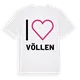 Jag älskar Völlen t-shirt stort tryck