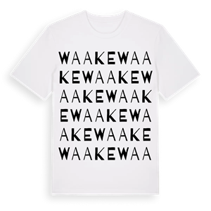 Waake ordlek t-shirt – ekologisk bomull t-shirt från Pinshirt