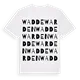 Waddewarden ordlek t-shirt