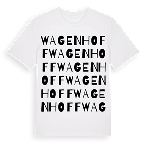 Wagenhoff ordlek t-shirt – ekologisk bomull t-shirt från Pinshirt