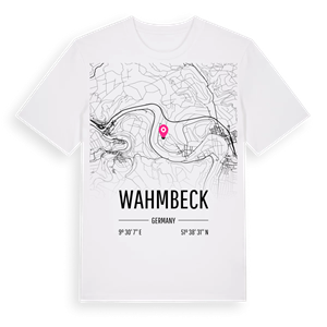 Wahmbeck karta t-shirt – ekologisk bomull t-shirt från Pinshirt