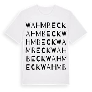 Wahmbeck ordlek t-shirt – ekologisk bomull t-shirt från Pinshirt