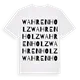 Wahrenholz ordlek t-shirt