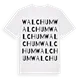Walchum ordlek t-shirt