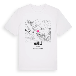 Walle karta t-shirt – ekologisk bomull t-shirt från Pinshirt
