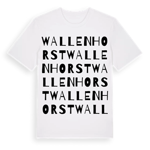 Wallenhorst ordlek t-shirt – ekologisk bomull t-shirt från Pinshirt