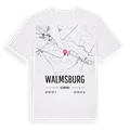 Walmsburg karta t-shirt