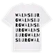 Walmsburg ordlek t-shirt