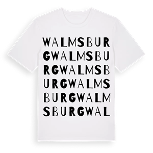 Walmsburg ordlek t-shirt – ekologisk bomull t-shirt från Pinshirt