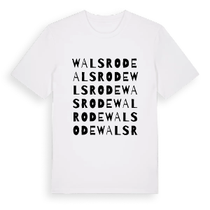 Walsrode ordlek t-shirt – ekologisk bomull t-shirt från Pinshirt