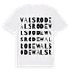 Walsrode ordlek t-shirt