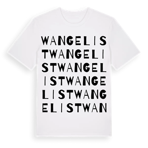 Wangelist ordlek t-shirt – ekologisk bomull t-shirt från Pinshirt