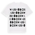 Wanhöden ordlek t-shirt