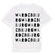 Wardenburg ordlek t-shirt