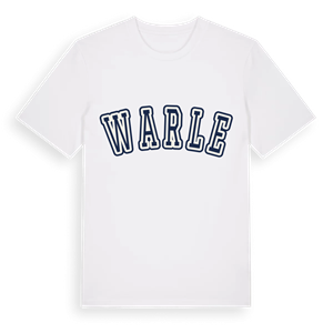 Warle college t-shirt – ekologisk bomull t-shirt från Pinshirt