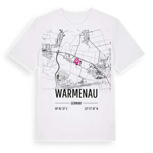 Warmenau karta t-shirt – ekologisk bomull t-shirt från Pinshirt
