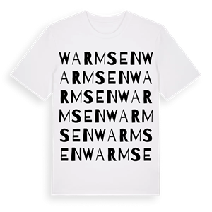Warmsen ordlek t-shirt – ekologisk bomull t-shirt från Pinshirt