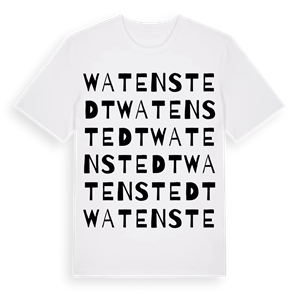 Watenstedt ordlek t-shirt – ekologisk bomull t-shirt från Pinshirt