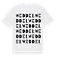 Weddel ordlek t-shirt