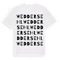 Weddersehl ordlek t-shirt