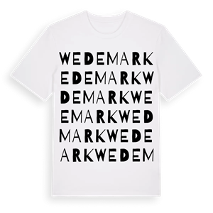 Wedemark ordlek t-shirt – ekologisk bomull t-shirt från Pinshirt