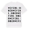Weferlingen ordlek t-shirt