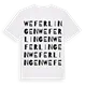 Weferlingen ordlek t-shirt