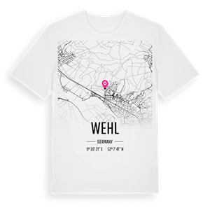 Wehl karta t-shirt – ekologisk bomull t-shirt från Pinshirt