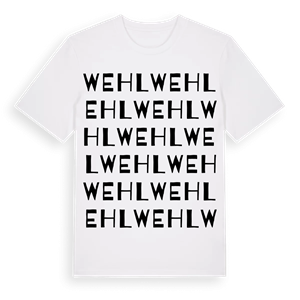 Wehl ordlek t-shirt – ekologisk bomull t-shirt från Pinshirt