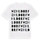 Wehldorf ordlek t-shirt