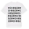 Wehnsen ordlek t-shirt