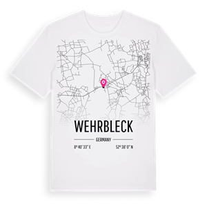 Wehrbleck karta t-shirt – ekologisk bomull t-shirt från Pinshirt