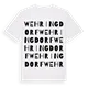 Wehringdorf ordlek t-shirt