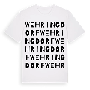 Wehringdorf ordlek t-shirt – ekologisk bomull t-shirt från Pinshirt