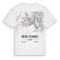 Weiße Schanze karta t-shirt