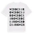 Wendeburg ordlek t-shirt