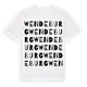 Wendeburg ordlek t-shirt