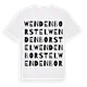 Wendenborstel ordlek t-shirt