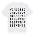 Wendesse ordlek t-shirt