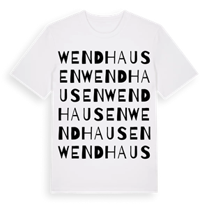 Wendhausen ordlek t-shirt – ekologisk bomull t-shirt från Pinshirt