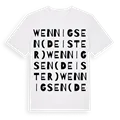 Wennigsen (Deister) ordlek t-shirt