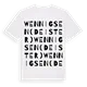 Wennigsen (Deister) ordlek t-shirt