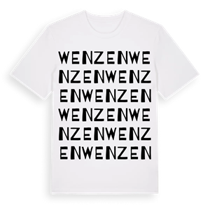 Wenzen ordlek t-shirt – ekologisk bomull t-shirt från Pinshirt