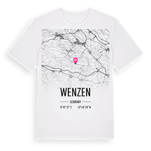 Wenzen karta t-shirt – ekologisk bomull t-shirt från Pinshirt