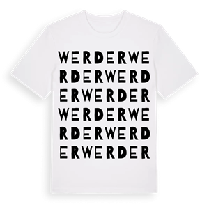 Werder ordlek t-shirt – ekologisk bomull t-shirt från Pinshirt