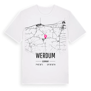 Werdum karta t-shirt – ekologisk bomull t-shirt från Pinshirt