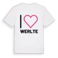 Jag älskar Werlte t-shirt stort tryck
